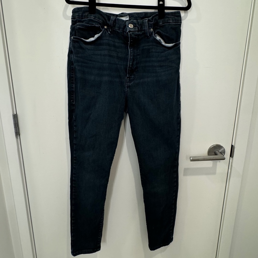 Good American Always Fits Good Legs Jeans - Deep Blue